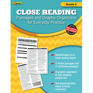TCR62563 Close Reading Practice Book Grade 5 Image