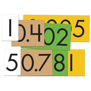 TCR626641 Sensational Math Place Value Cards: 4-Value Decimals to Whole Numbers Image