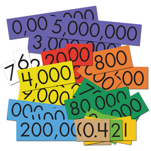 TCR626644 Sensational Math Place Value Cards: 10 Value Decimals to Whole Numbers Image