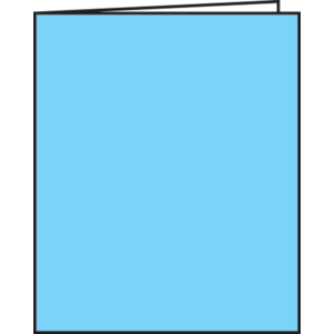 TCR62840 Blue Blank Book Image