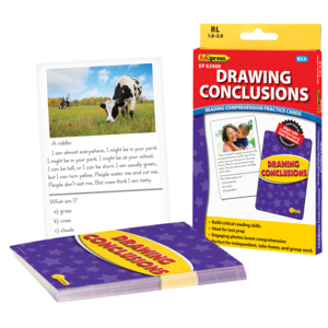 TCR62988 Drawing Conclusions Practice Cards Yellow Level Image