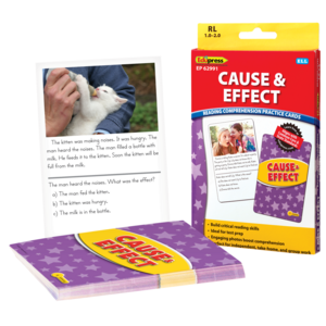 TCR62991 Cause & Effect Practice Cards Yellow Level Image