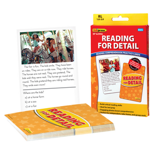 TCR62996 Reading for Detail Practice Cards Yellow Level Image
