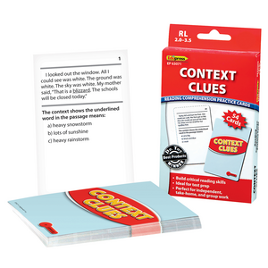 TCR63071 Context Clues Practice Cards Red Level Image