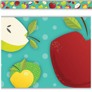 TCR63277 Awesome Apples Straight Border Trim Image
