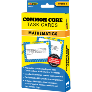 TCR63344 Common Core Math Task Cards Grade 1 Image