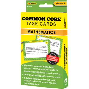 TCR63346 Common Core Math Task Cards Grade 3 Image