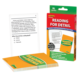 TCR63405 Reading for Detail Practice Cards Green Level Image