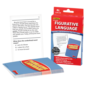TCR63409 Figurative Language Practice Cards Red Level Image