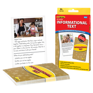 TCR63436 Informational Text Practice Cards Yellow Level Image