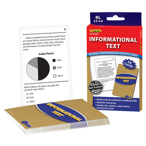 TCR63438 Informational Text Practice Cards Blue Level Image