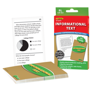 TCR63439 Informational Text Practice Cards Green Level Image