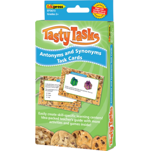 TCR63673 Tasty Task Cards: Antonyms and Synonyms Image