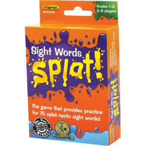 TCR63758 Sight Words Splat Game Grades 1-2 Image