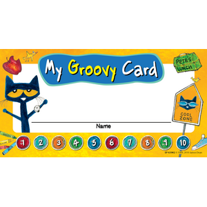 TCR63942 Pete the Cat My Groovy Punch Cards Image