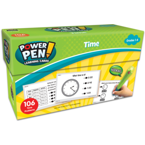 TCR6462 Power Pen Learning Cards: Time Image