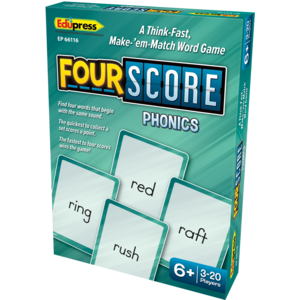 TCR66116 Four Score Card Game: Phonics Image