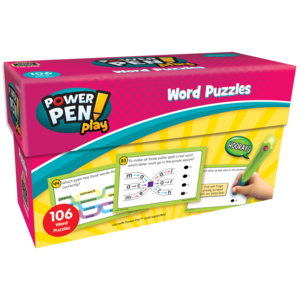TCR6725 Power Pen Play: Word Puzzles Gr. 2–3 Image