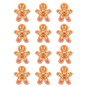 TCR6945 Gingerbread Cookies Stickers Image
