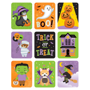 TCR6949 Large Halloween Stickers Image