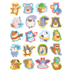 TCR7086 Cute Critters Stickers Image