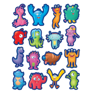 TCR7087 Monsters Stickers Image