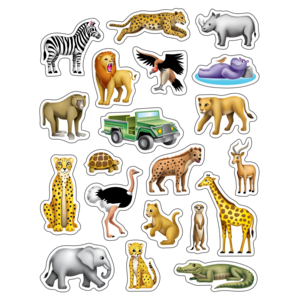 TCR7089 Safari Stickers Image
