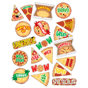 TCR7091 Pizza Stickers Image