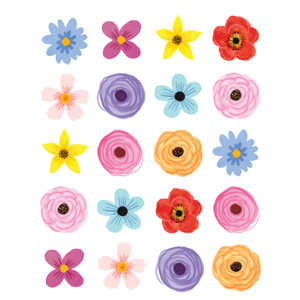 TCR7092 Wildflowers Stickers Image