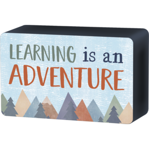 TCR71002 Moving Mountains Magnetic Whiteboard Eraser Image