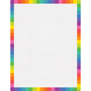 TCR7109 Colorful Blank Write-On/Wipe-Off Chart Image