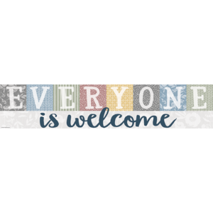 TCR7193 Classroom Cottage Everyone is Welcome Banner Image