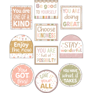 TCR7219 Terrazzo Tones Positive Sayings Accents Image