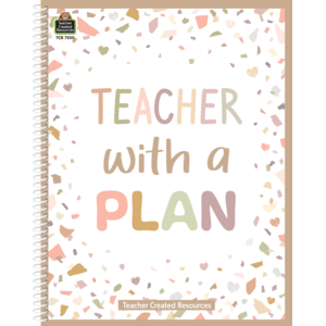 TCR7230 Terrazzo Tones Teacher Planner Image