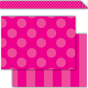 TCR73152 Pink Sassy Solids Double-Sided Border Image