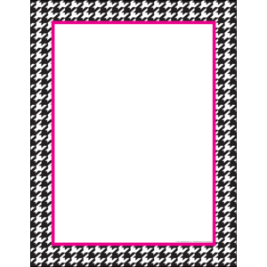 TCR74428 Rocker Chic Houndstooth Computer Paper Image