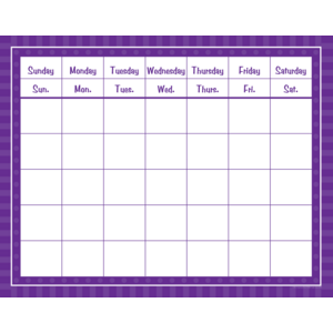 TCR74805 Purple Sassy Solids Calendar Grid Image