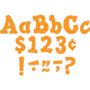 TCR75266 Orange Sassy Solids 5" Letters Image
