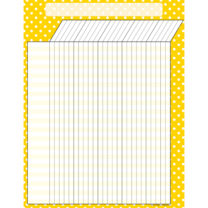 TCR7659 Yellow Polka Dots Incentive Chart Image