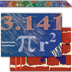 TCR76602 Graffiti Math Xtreme Double-Sided Border Image