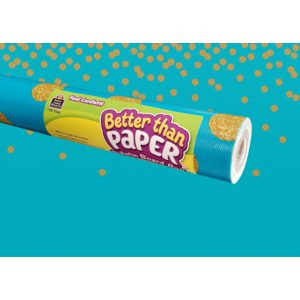 TCR77036 Teal Confetti Better Than Paper Bulletin Board Roll Image