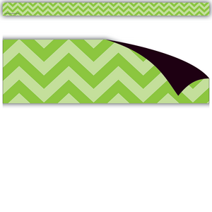 TCR77138 Lime Chevron Magnetic Strips Image