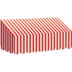 TCR77165 Red & White Stripes Awning Image