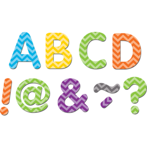 TCR77187 Chevron Classic 2" Magnetic Letters Image