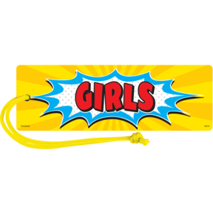 TCR77274 Superhero Magnetic Girls Pass Image