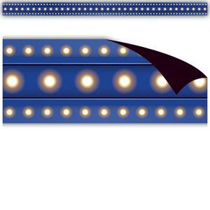 TCR77303 Dark Blue Marquee Magnetic Border Image
