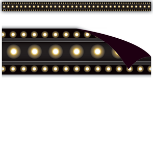 TCR77308 Black Marquee Magnetic Strips Image
