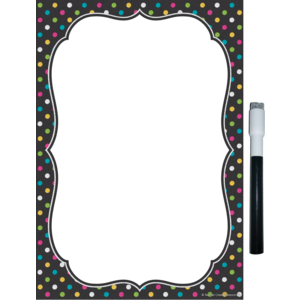 TCR77345 Clingy Thingies Chalkboard Brights Small Note Sheet Image
