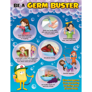 TCR7744 Be A Germ Buster Chart Image