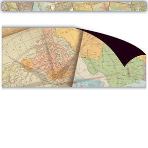 TCR77486 Travel the Map Magnetic Border Image